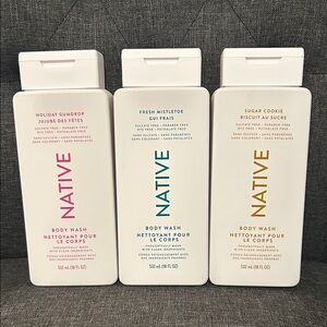 NEW 🆕 Native Holiday Body Wash Set - Limited Edition 3 x 532 ml